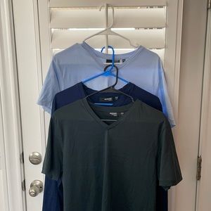 Three Marano T-shirts all slim fit one longsleve